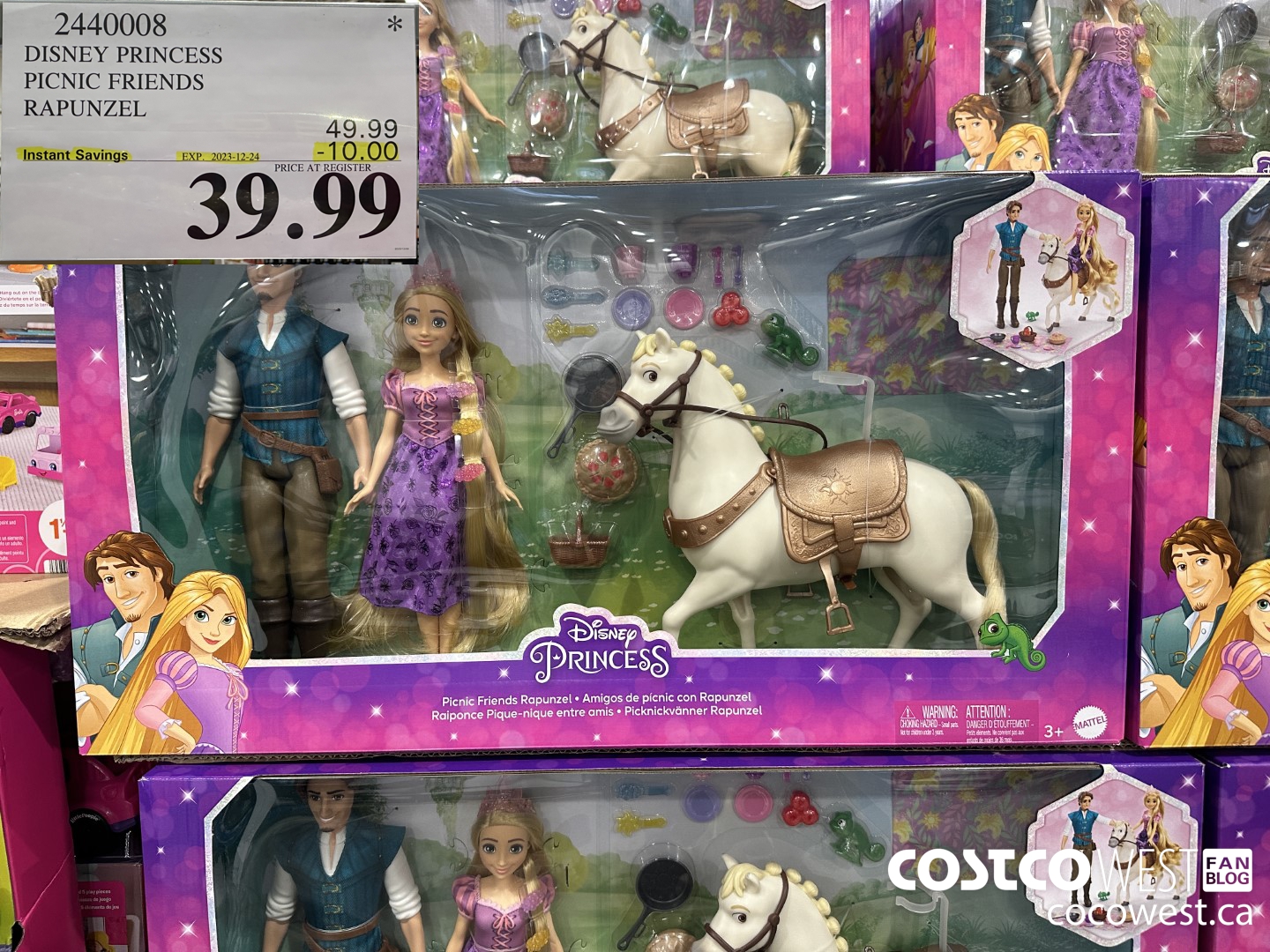 2440008 DISNEY PRINCESS PICNIC FRIENDS RAPUNZEL ($10.00 INSTANT SAVINGS EXPIRES ON 2023-12-24) $39.99