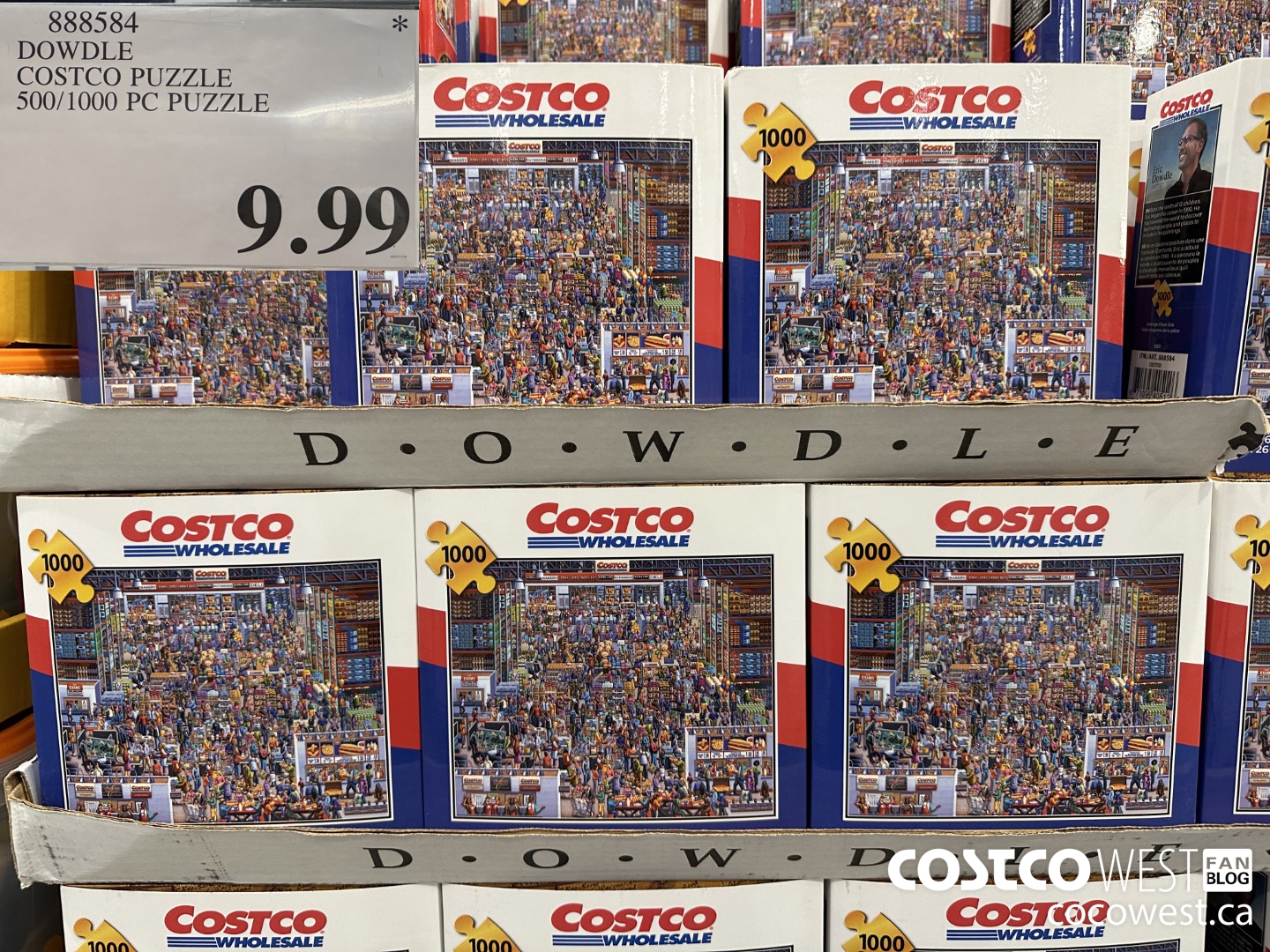 888584 DOWDLE COSTCO PUZZLE 500/1000 PC PUZZLE $9.99
