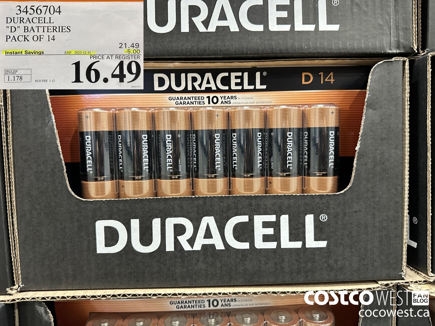 3456704 “DURACELL 