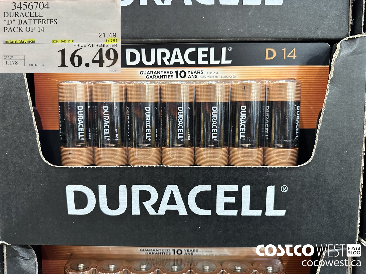 3456704 “DURACELL 