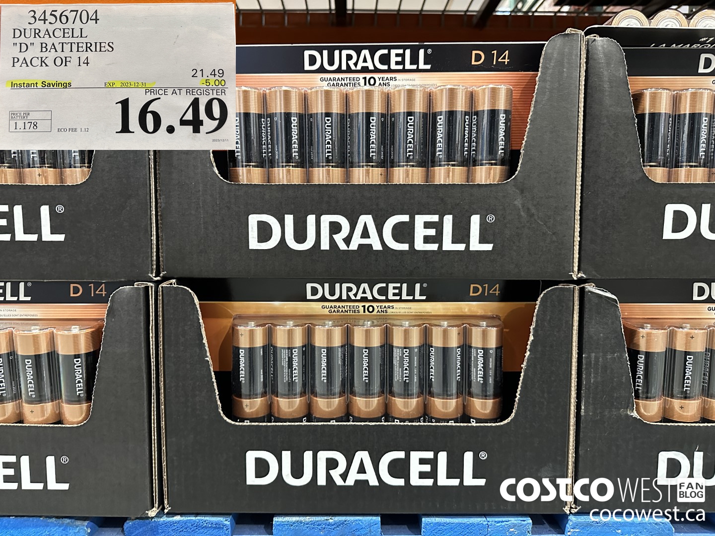 3456704 “DURACELL 
