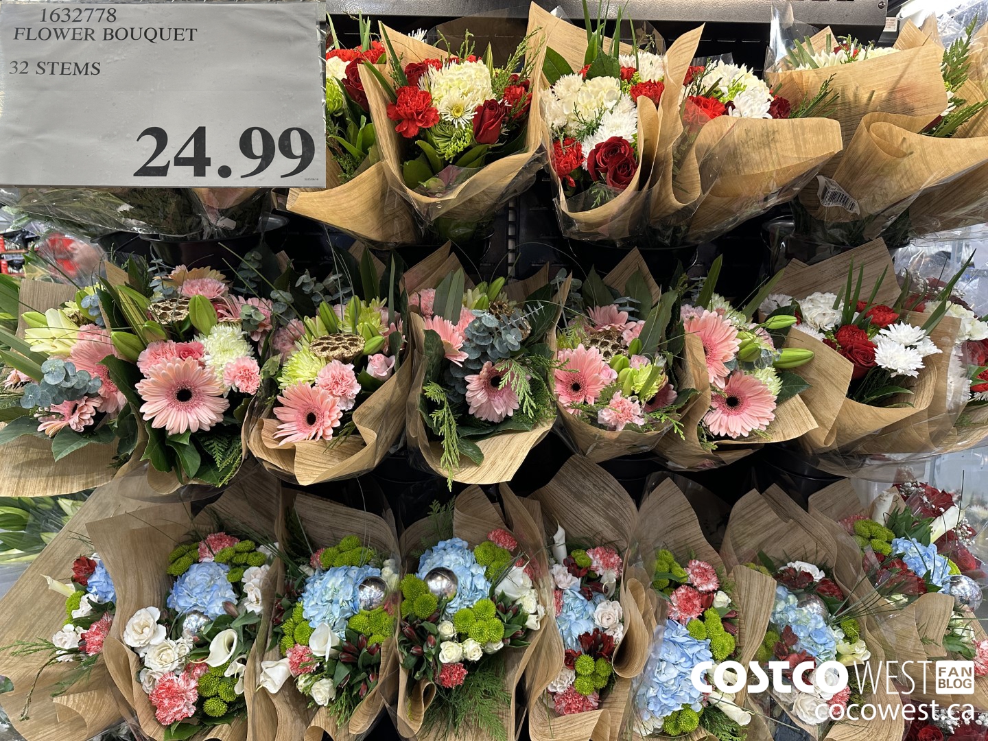 1632778 FLOWER BOUQUET 32 STEMS $24.99