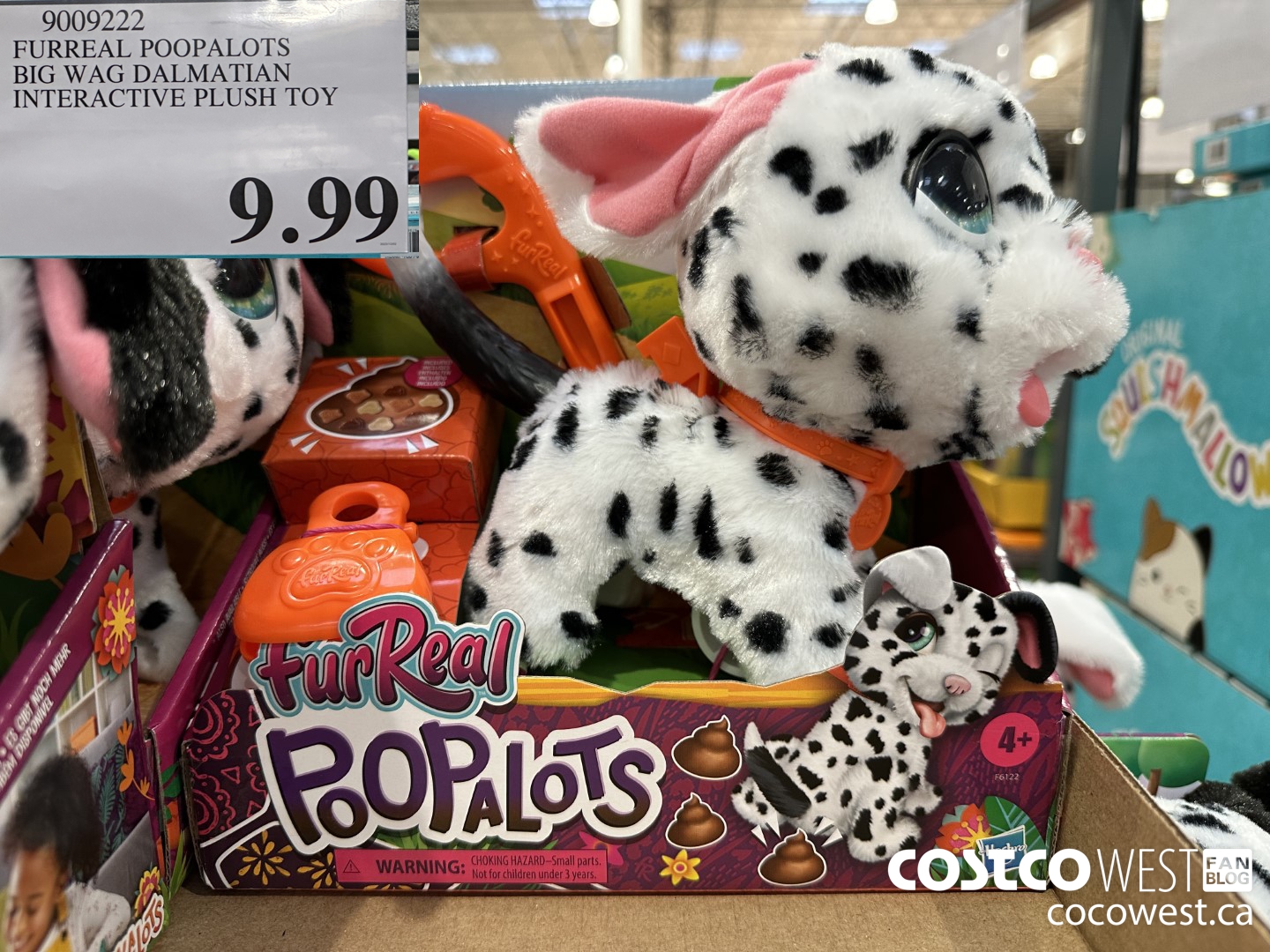9009222 FURREAL POOPALOTS BIG WAG DALMATIAN INTERACTIVE PLUSH TOY $9.99