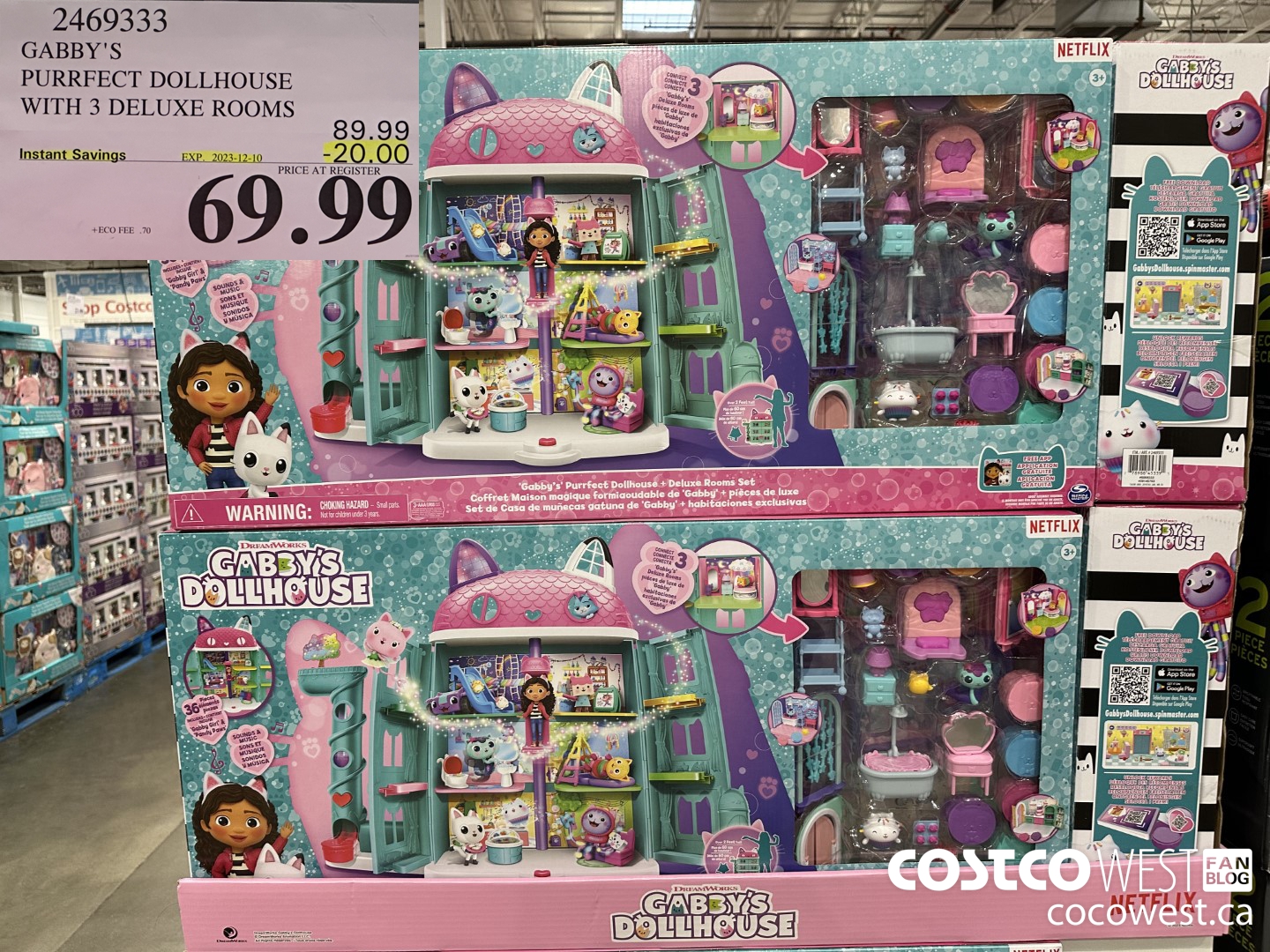 2469333 GABBY'S PURRFECT DOLLHOUSE WITH ACCESSORIES ($20.00 INSTANT SAVINGS EXPIRES ON 2023-12-10) $69.99