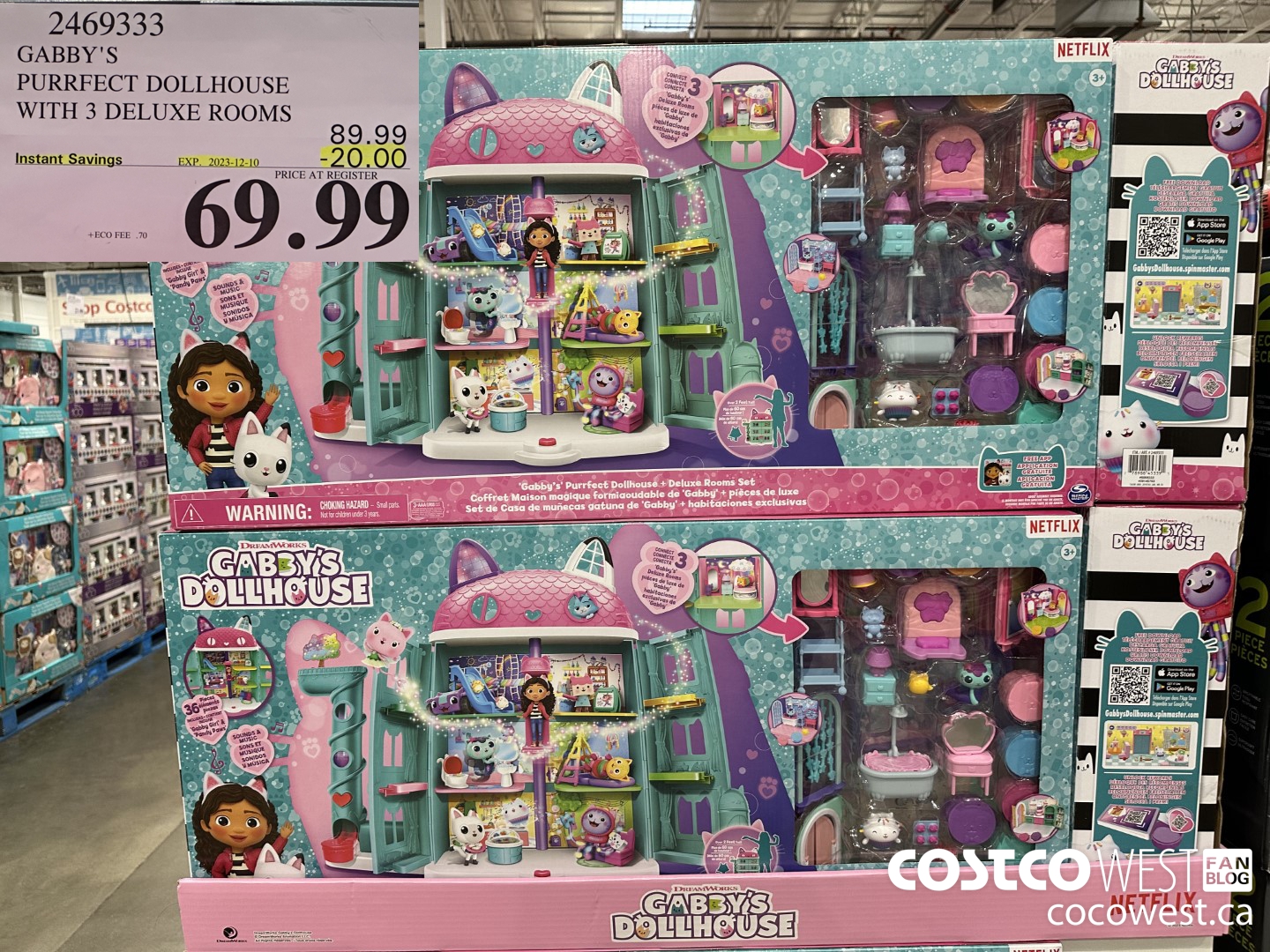 2469333 GABBY'S PURRFECT DOLLHOUSE WITH ACCESSORIES ($20.00 INSTANT SAVINGS EXPIRES ON 2023-12-10) $69.99