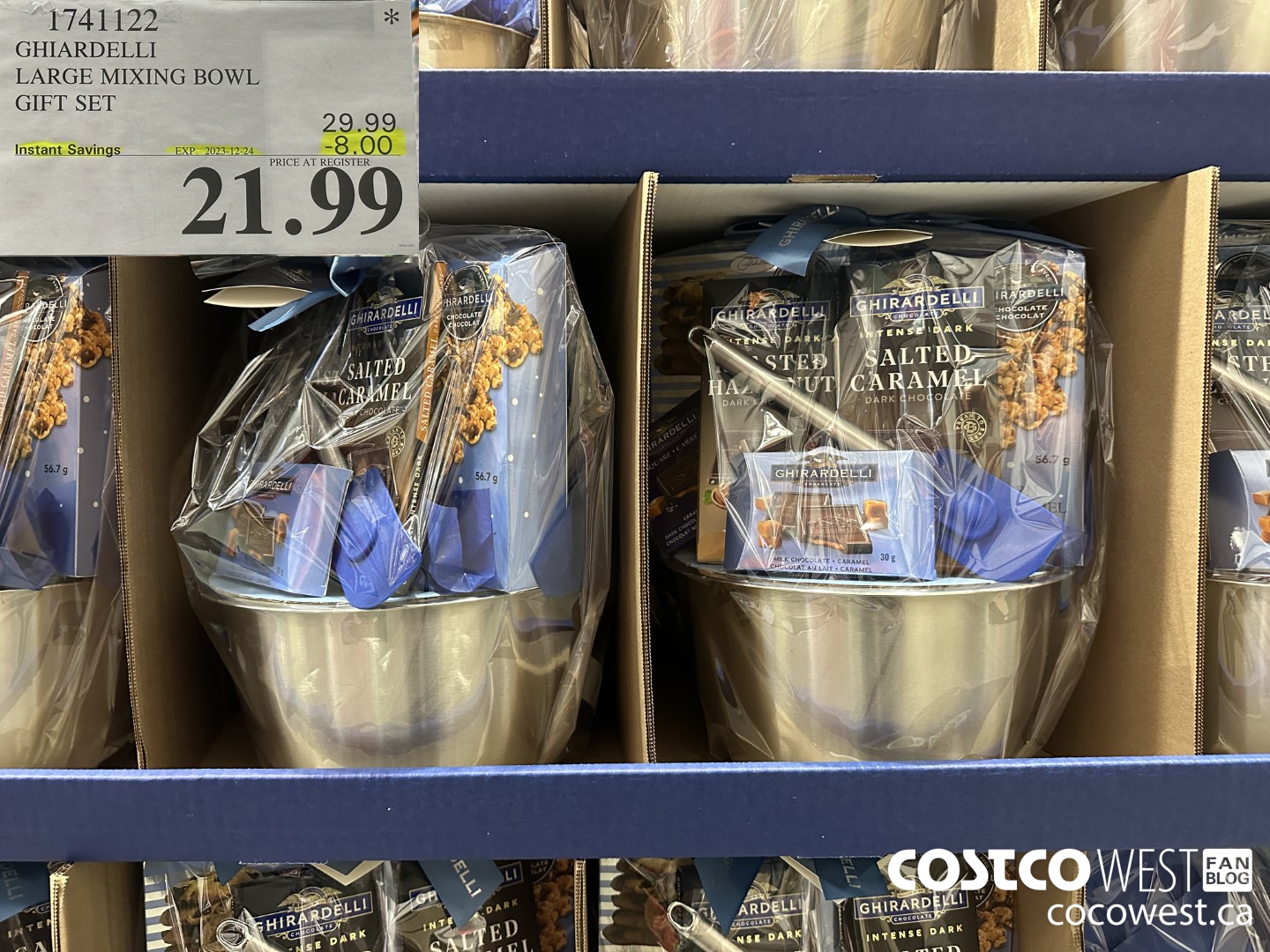 1741122 GHIARDELLI LARGE MIXING BOWL GIFT SET ($8.00 INSTANT SAVINGS EXPIRES ON 2023-12-24) $21.99