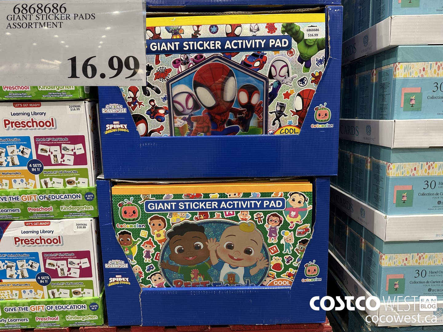 6868686 GIANT STICKER PADS ASSORTMENT $16.99