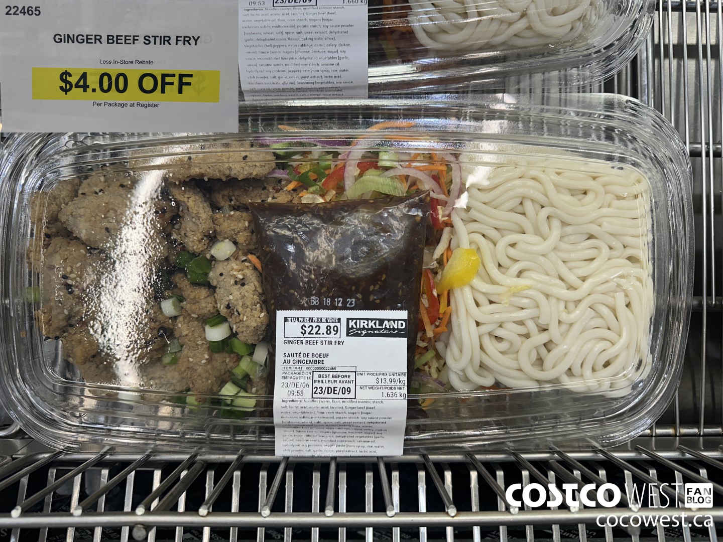22465 GINGER BEEF STIR FRY ($4.00 INSTANT SAVINGS)