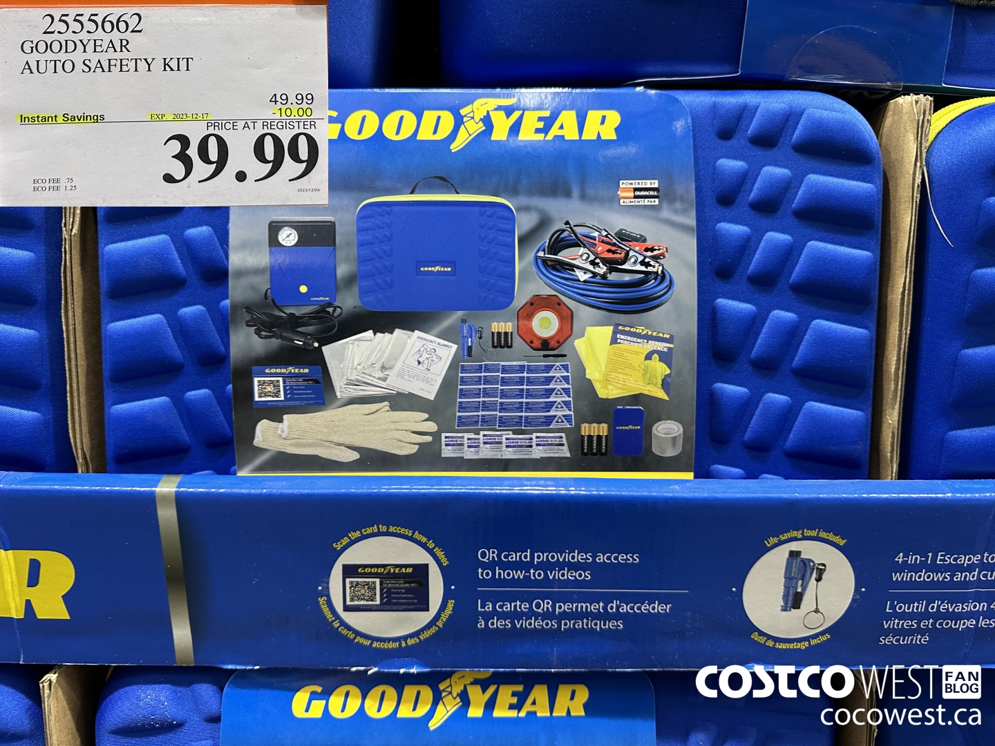 2555662 GOODYEAR AUTO SAFETY KIT ($10.00 INSTANT SAVINGS EXPIRES ON 2023-12-17) $39.99