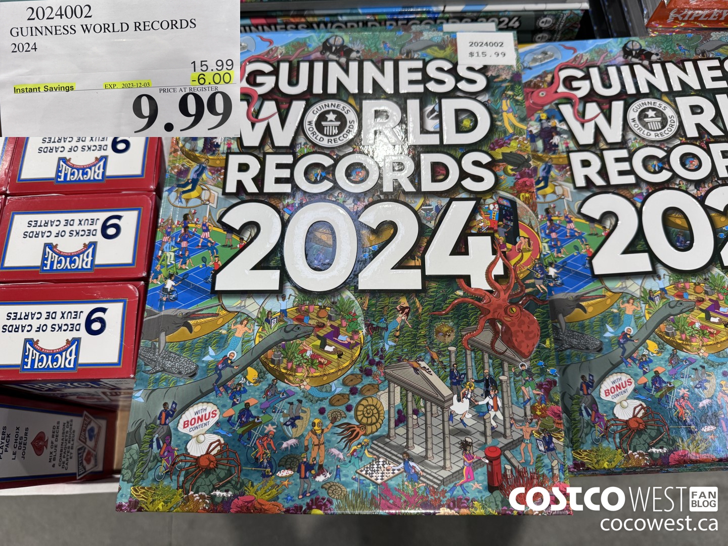 2024002 GUINNESS WORLD RECORDS 2024 ($6.00 INSTANT SAVINGS EXPIRES ON 2023-12-03) $9.99