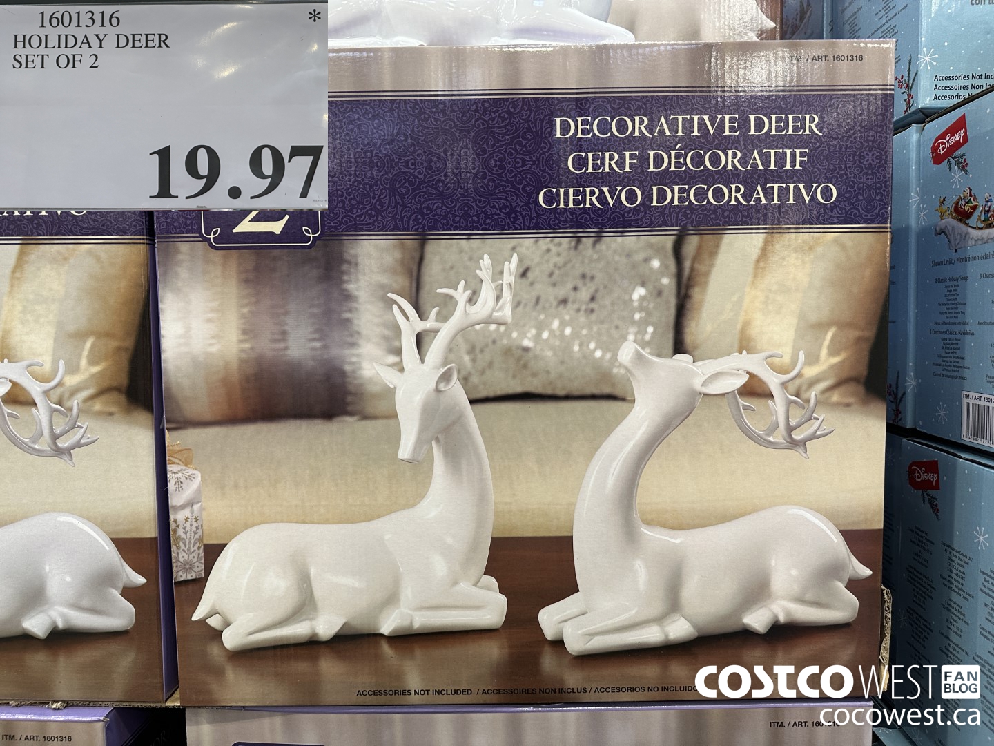 1601316 HOLIDAY DEER SET OF 2 $19.97
