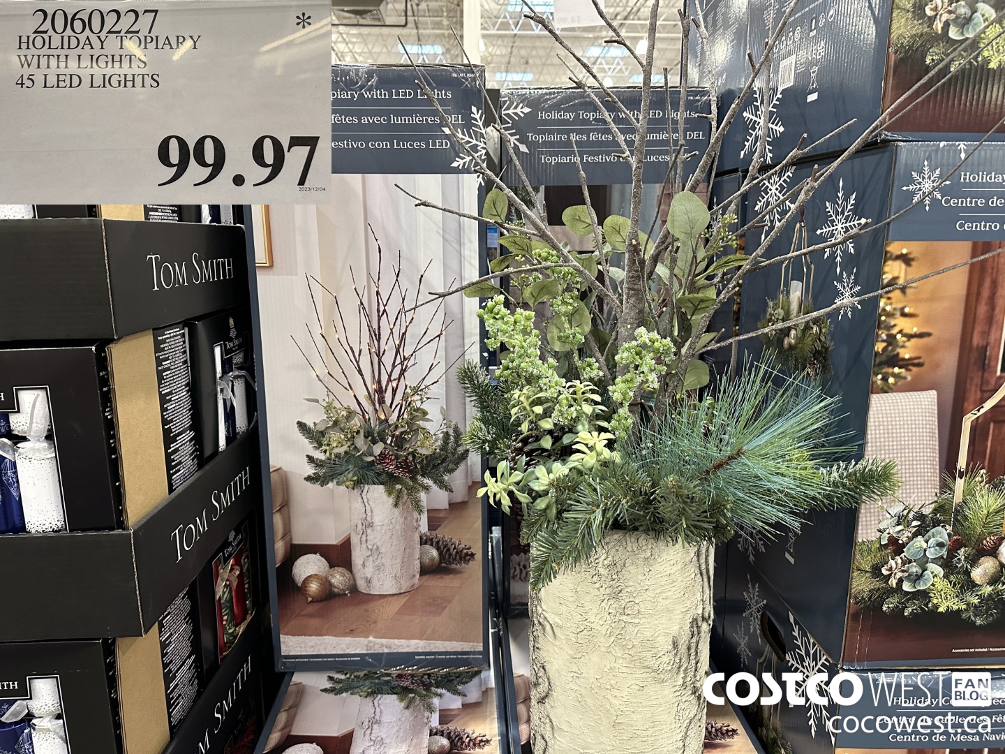 2060227 HOLIDAY TOPIARY WITH LIGHTS 45 LED LIGHTS $99.97