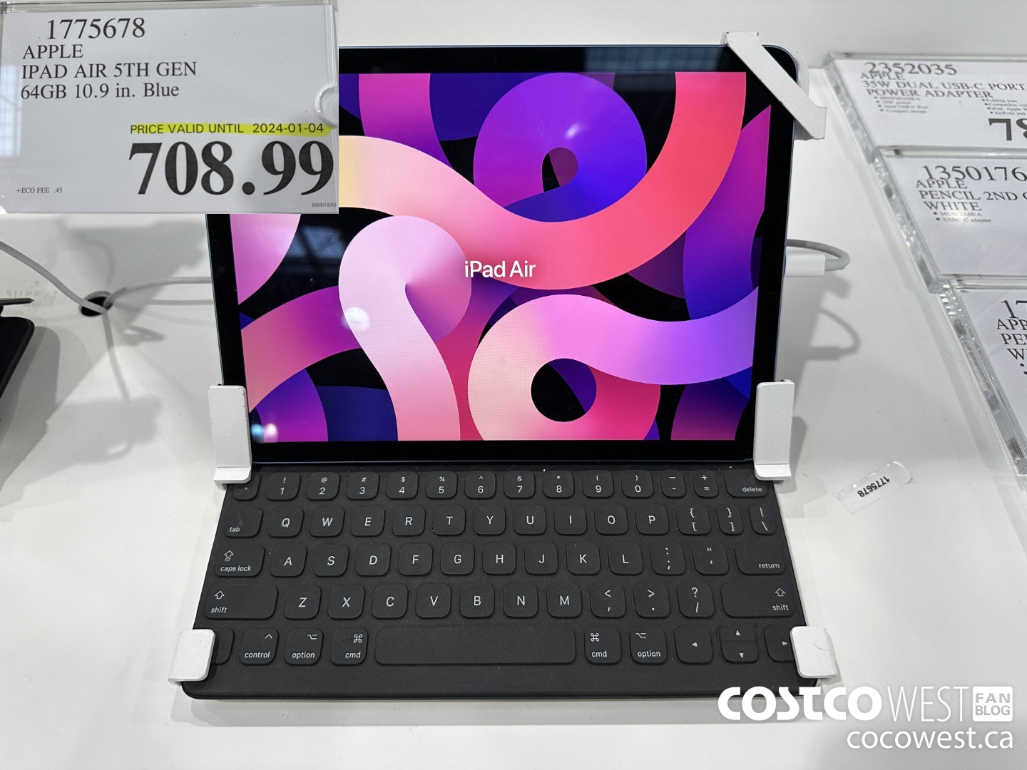 1775678 IPAD AIR 5TH GEN 64GB 10.9 IN. BLUE (EXPIRES ON 2024-01-04) $708.99