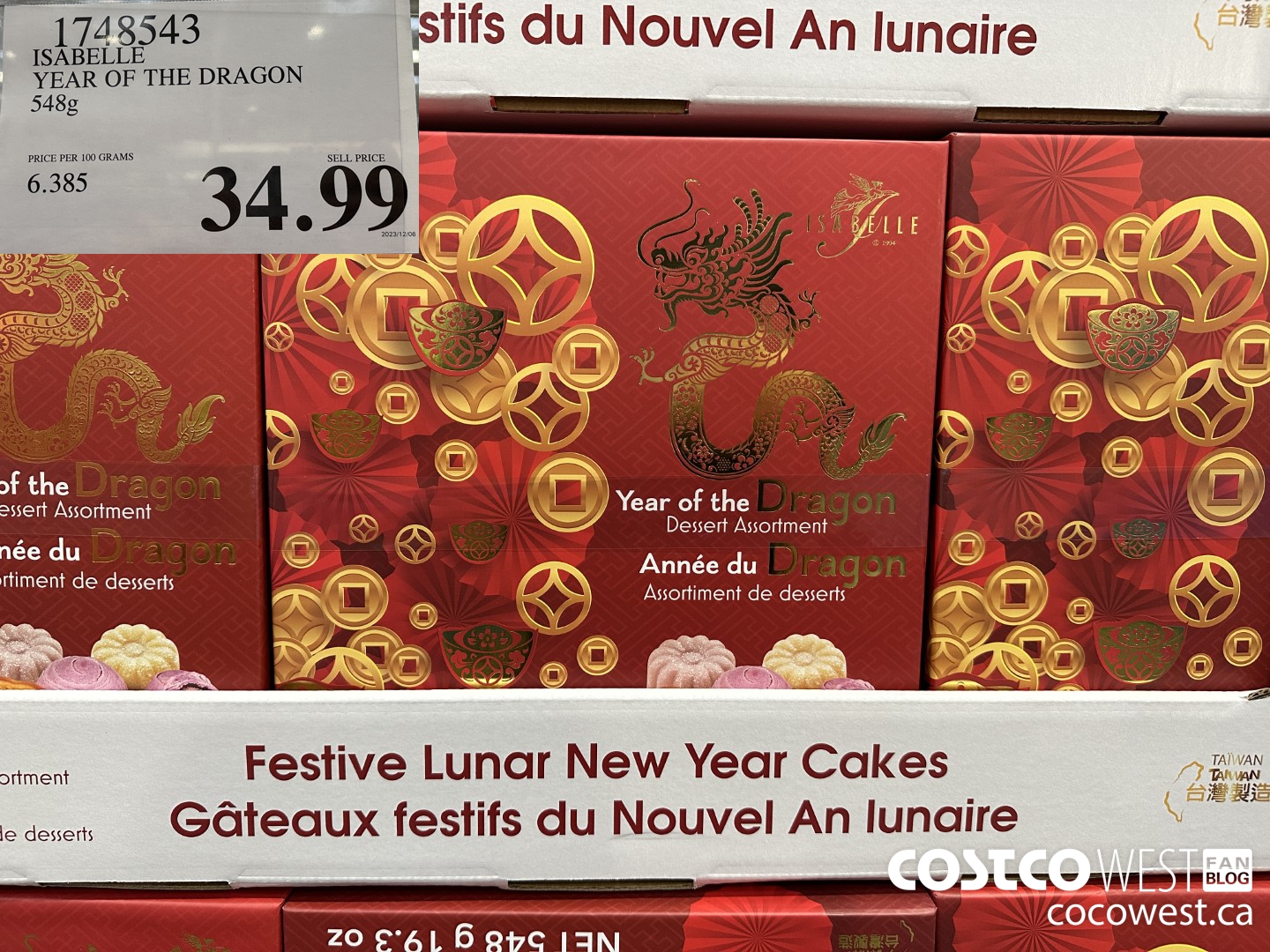 1748543 ISABELLE YEAR OF THE DRAGON 548G $34.99