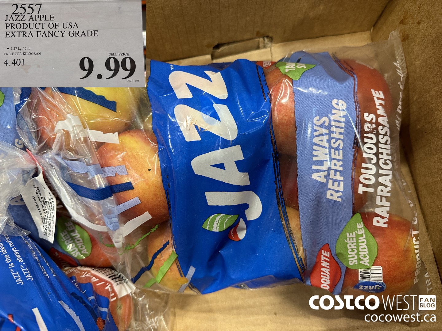 2557 JAZZ APPLE PRODUCT OF USA EXTRA FANCY GRADE $9.99