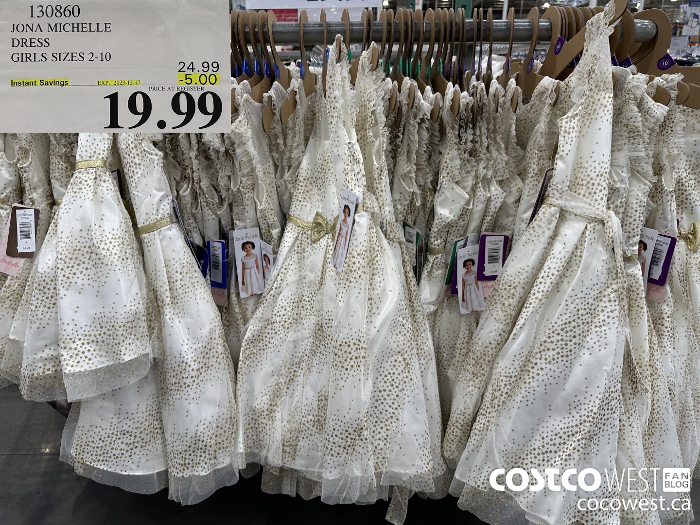 130860 JONA MICHELLE DRESS GIRLS SIZES 2-10 ($5.00 INSTANT SAVINGS EXPIRES ON 2023-12-17) $19.99