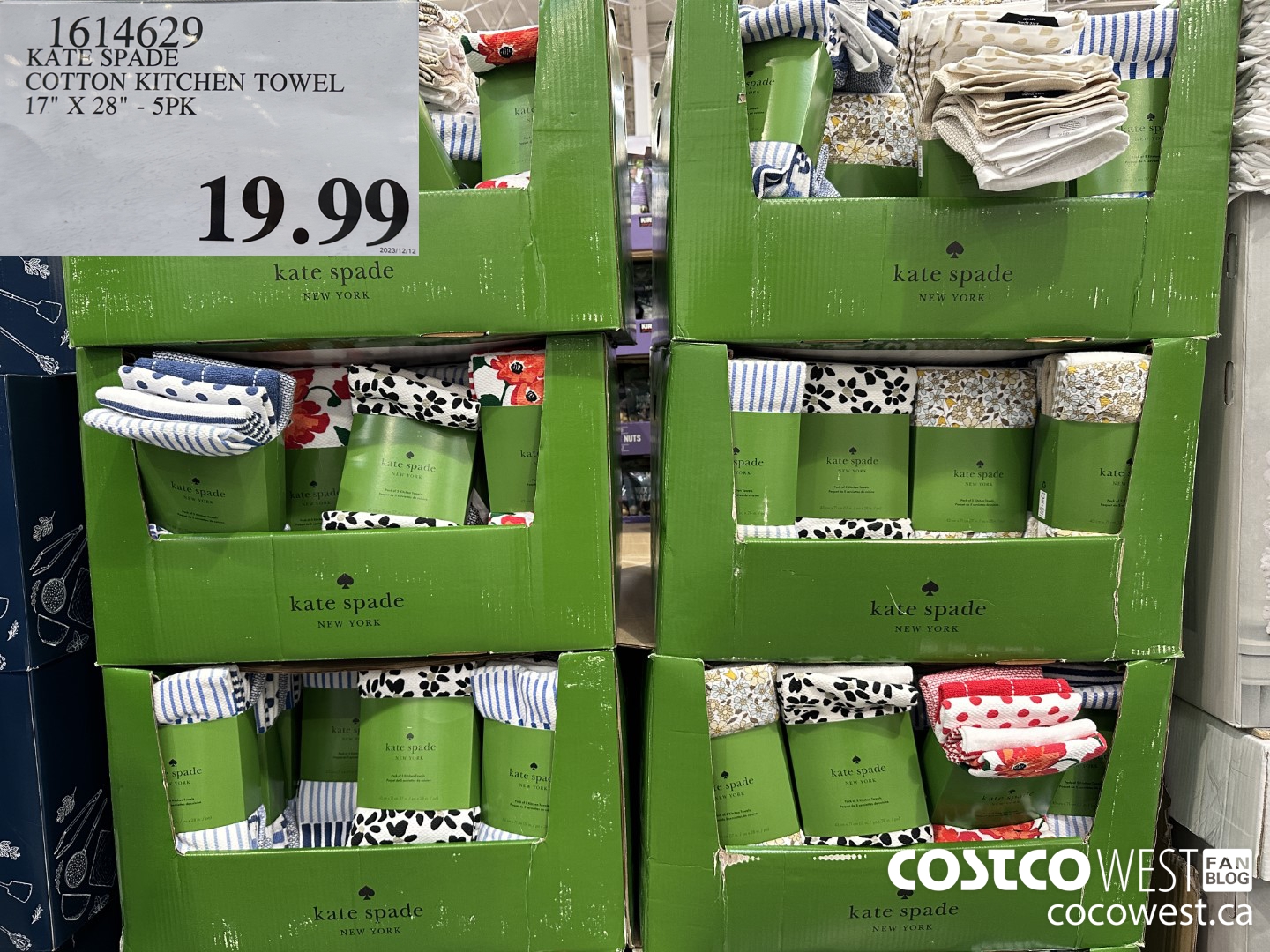 1614629 KATE SPADE COTTON KITCHEN TOWEL 17