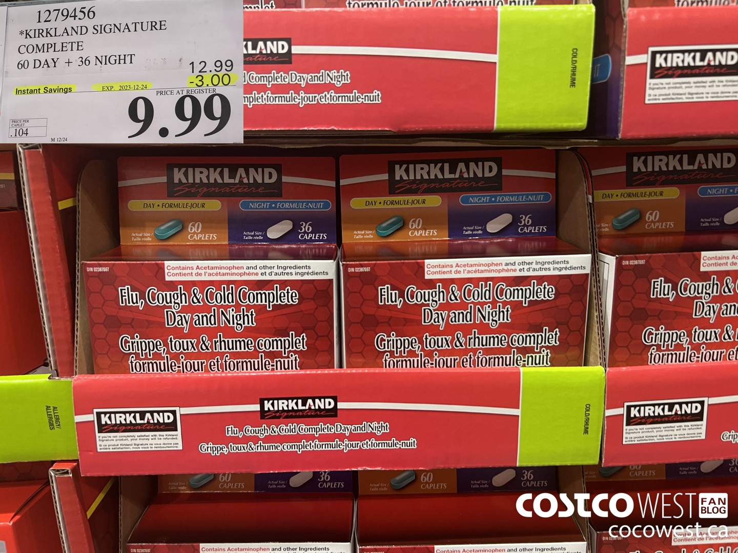 1279456 KIRKLAND SIGNATURE COMPLETE 60 DAY + 36 NIGHT ($3.00 INSTANT SAVINGS EXPIRES ON 2023-12-24) $9.99