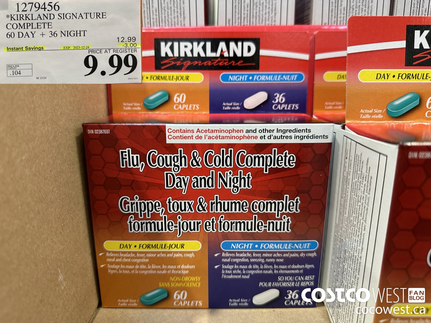 1279456 KIRKLAND SIGNATURE COMPLETE 60 DAY + 36 NIGHT ($3.00 INSTANT SAVINGS EXPIRES ON 2023-12-24) $9.99