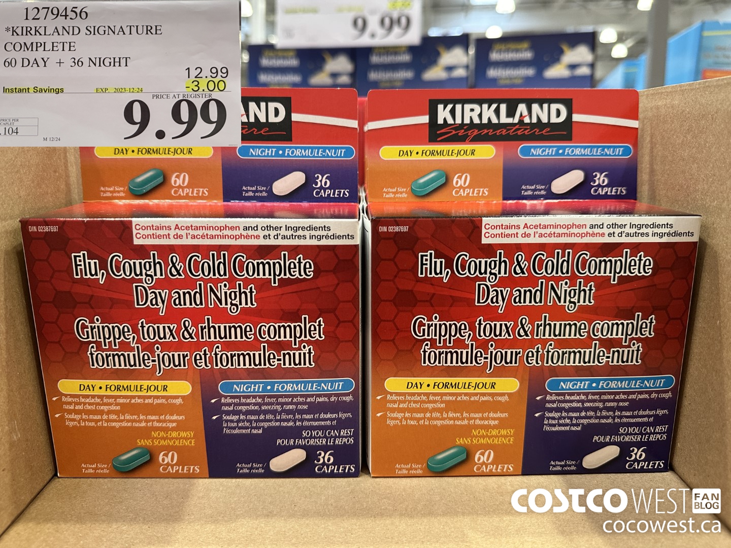 1279456 KIRKLAND SIGNATURE COMPLETE 60 DAY + 36 NIGHT ($3.00 INSTANT SAVINGS EXPIRES ON 2023-12-24) $9.99