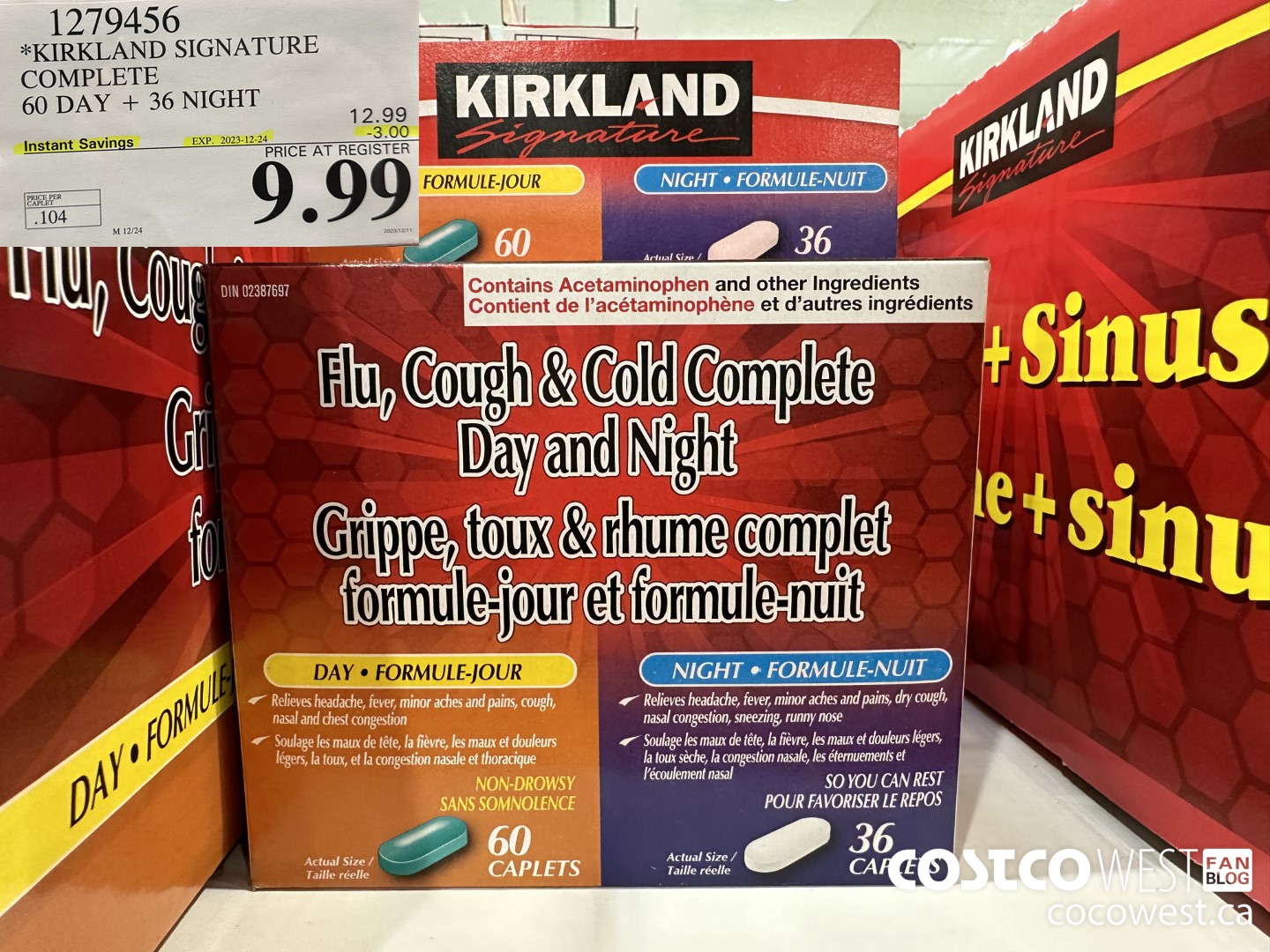 1279456 KIRKLAND SIGNATURE COMPLETE 60 DAY + 36 NIGHT ($3.00 INSTANT SAVINGS EXPIRES ON 2023-12-24) $9.99