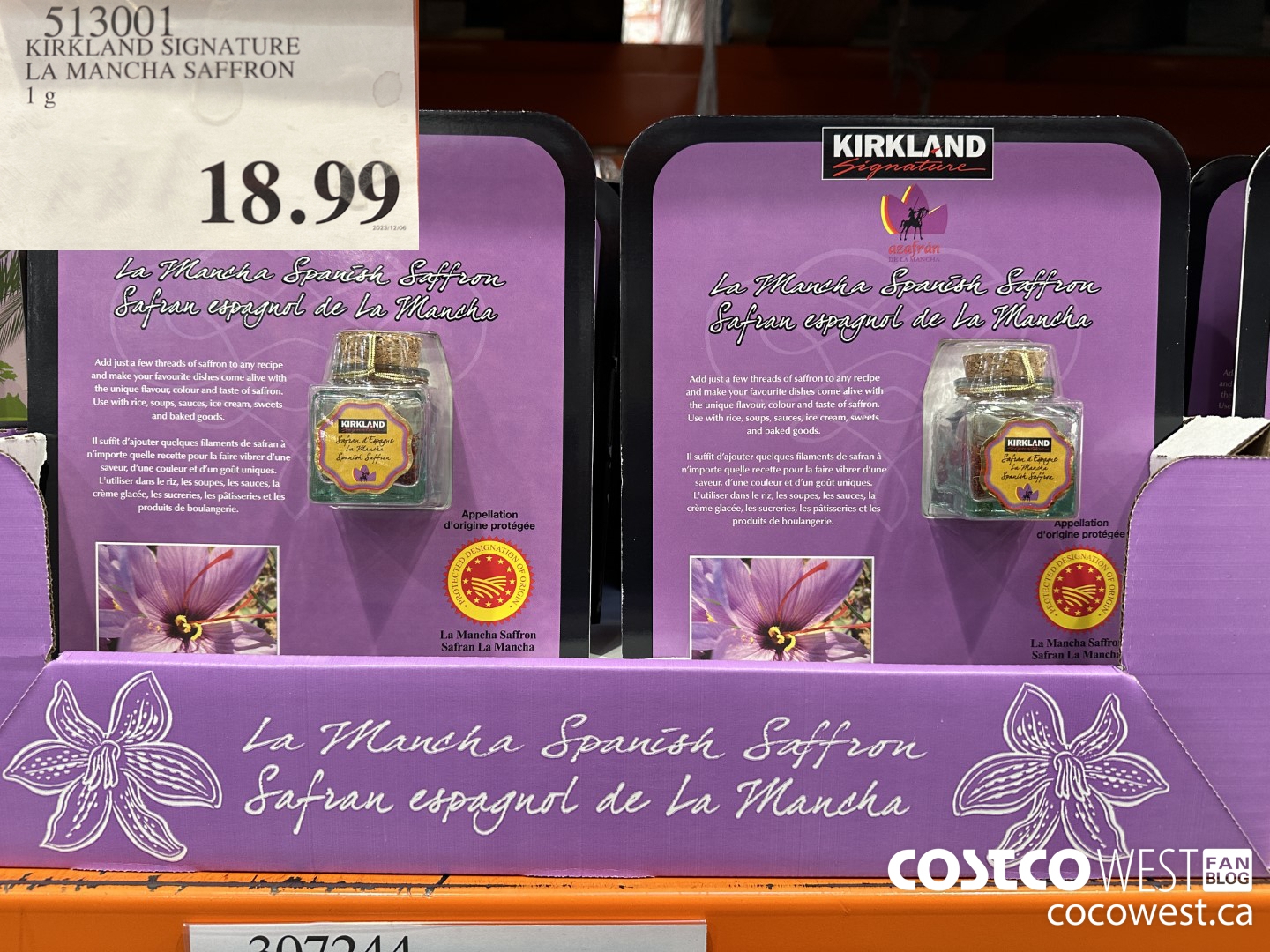 513001 KIRKLAND SIGNATURE LA MANCHA SAFFRON 1 G $18.99