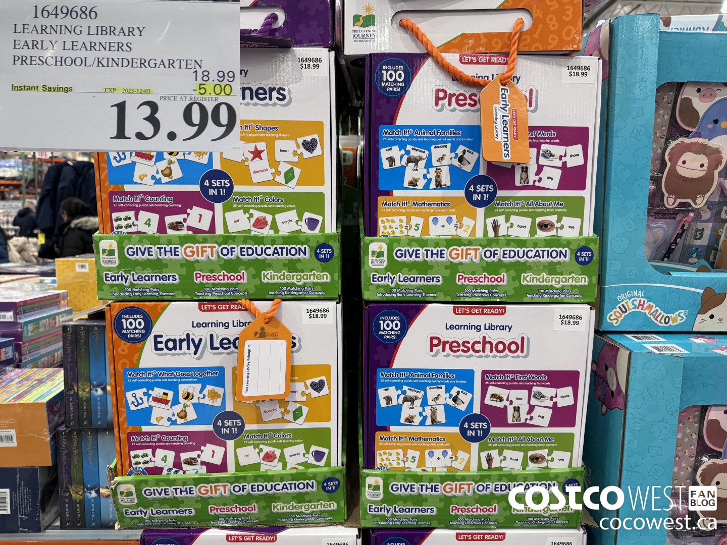 1649686 LEARNING LIBRARY EARLY LEARNERS PRESCHOOL/KINDERGARTEN ($5.00 INSTANT SAVINGS EXPIRES ON 2023-12-03) $13.99