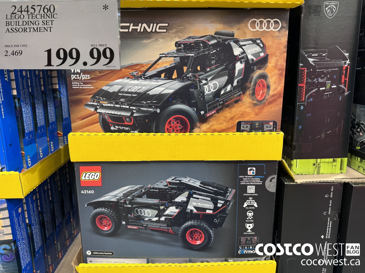 2445760 LEGO TECHNIC BUILDING SET ASSORTMENT $199.99