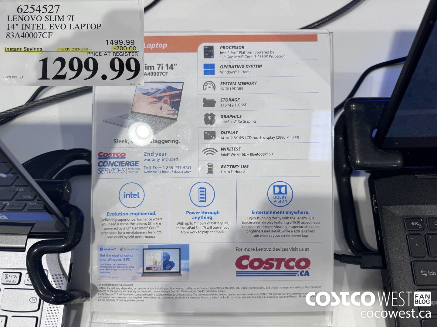 6254527 LENOVO SLIM 7I 14