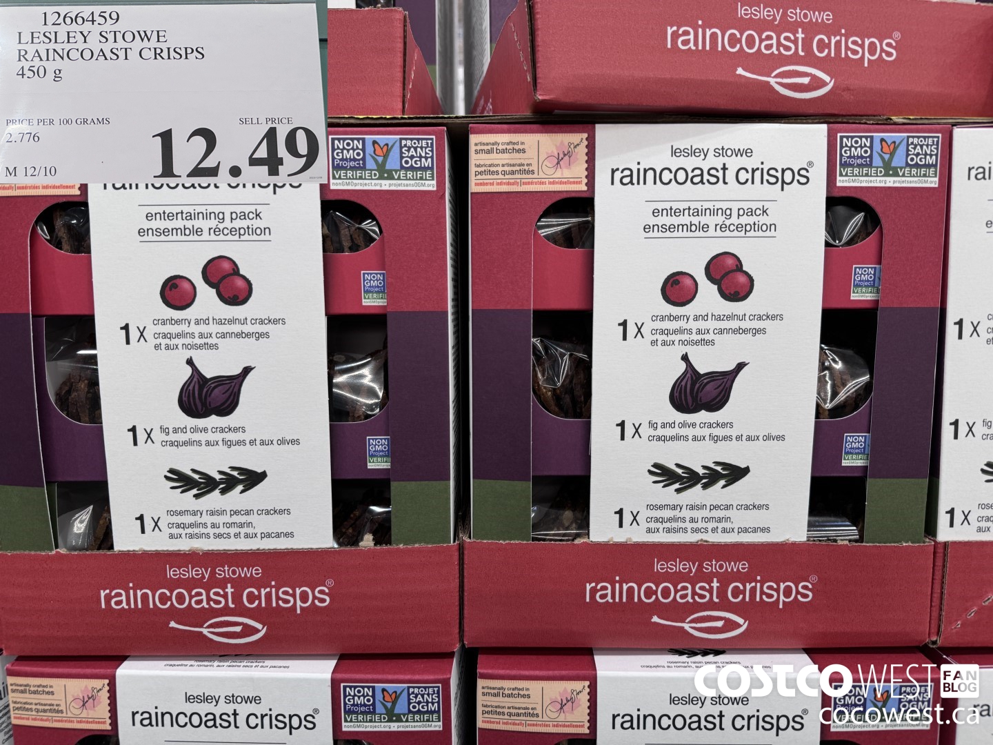 1266459 LESLEY STOWE RAINCOAST CRISPS 450 g $12.49