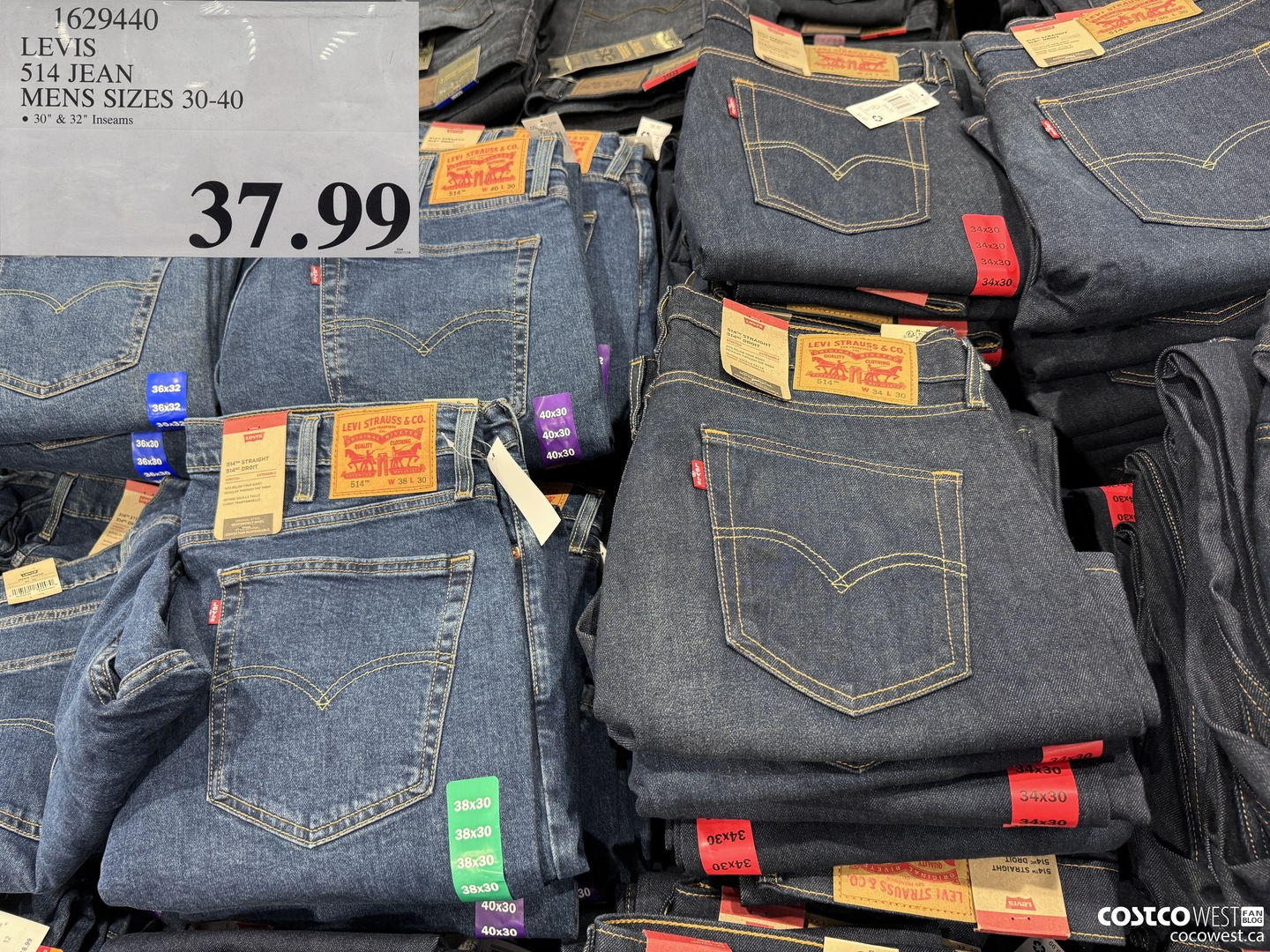 Levis clearance 514 costco