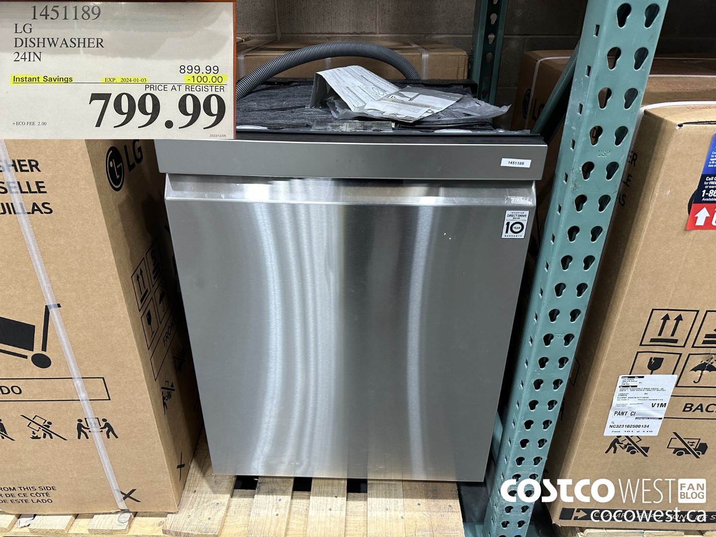 1451189 LG DISHWASHER 24