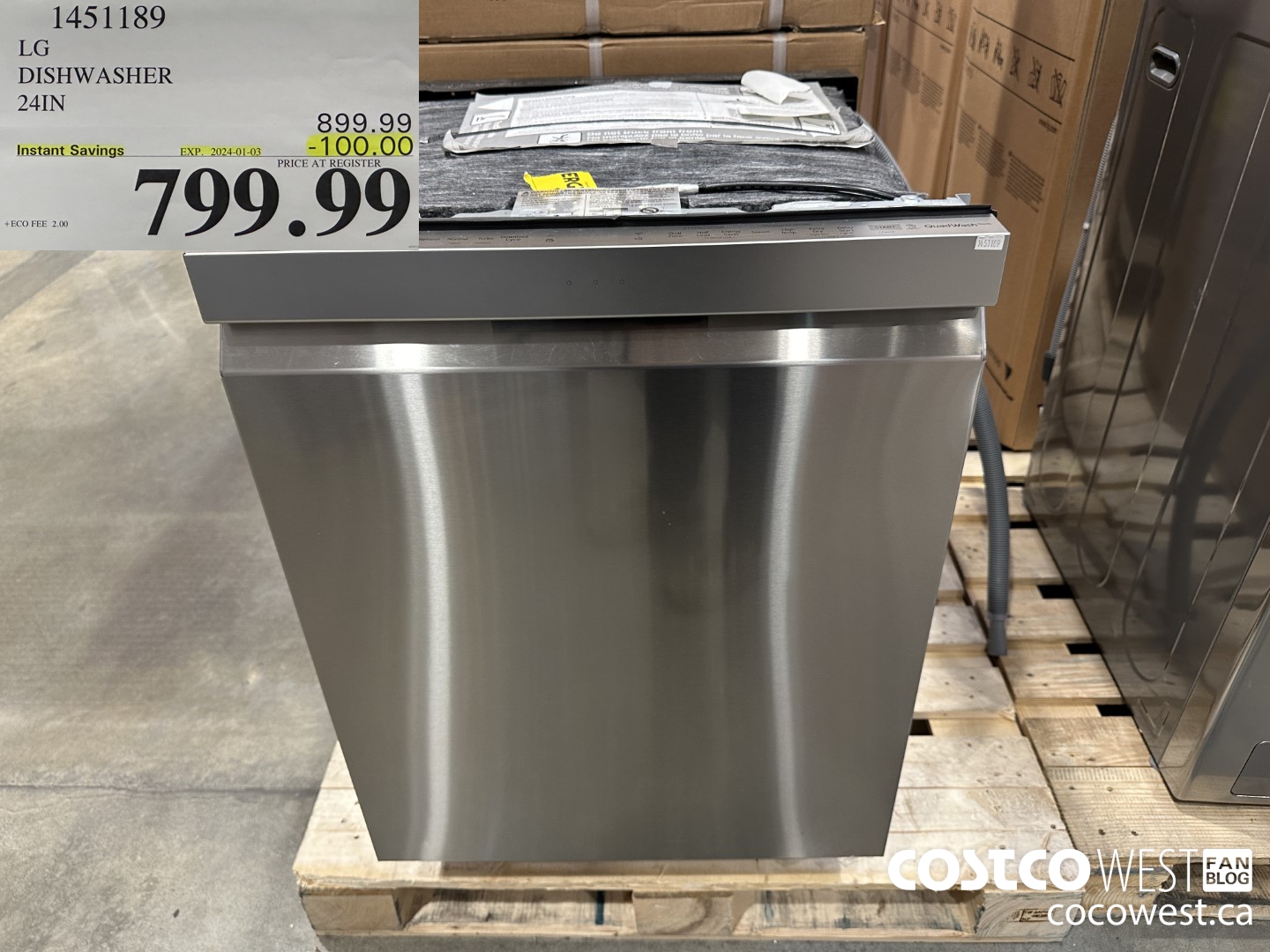 1451189 LG DISHWASHER 24