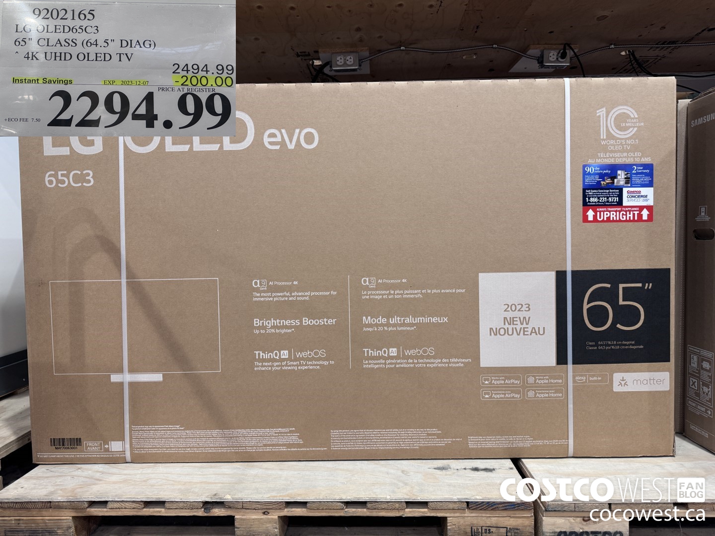 9202165 LG OLED65C3 65