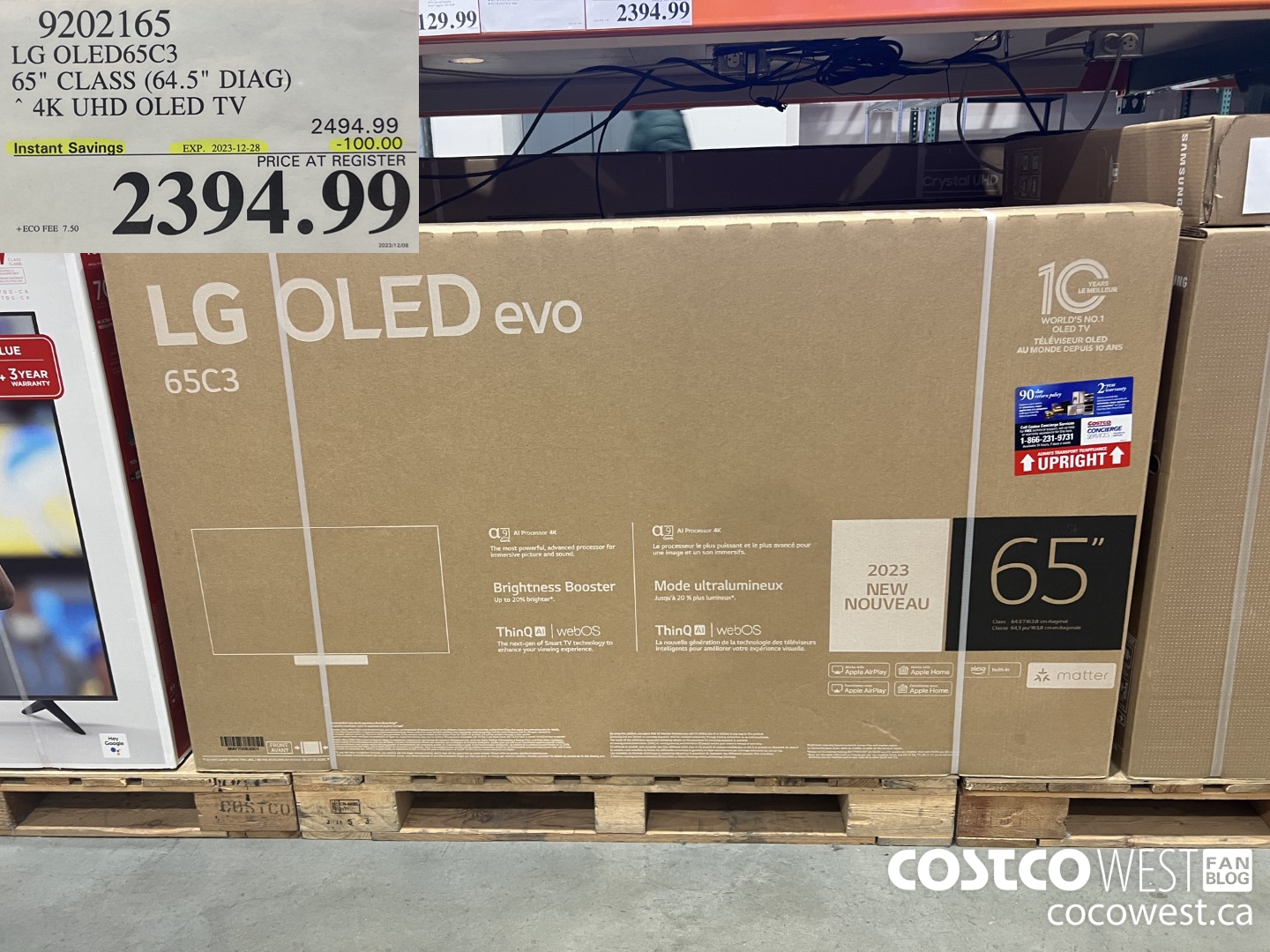 9202165 LG OLED65C3 65