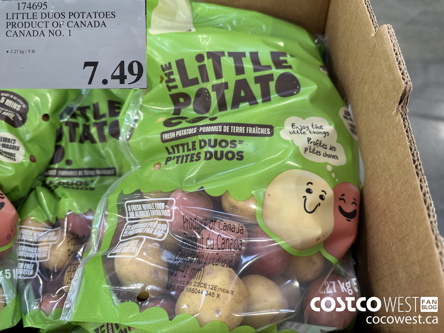 174695 LITTLE DUO POTATOES PRODUCT OF CANADA CANADA NO 1 $7.49