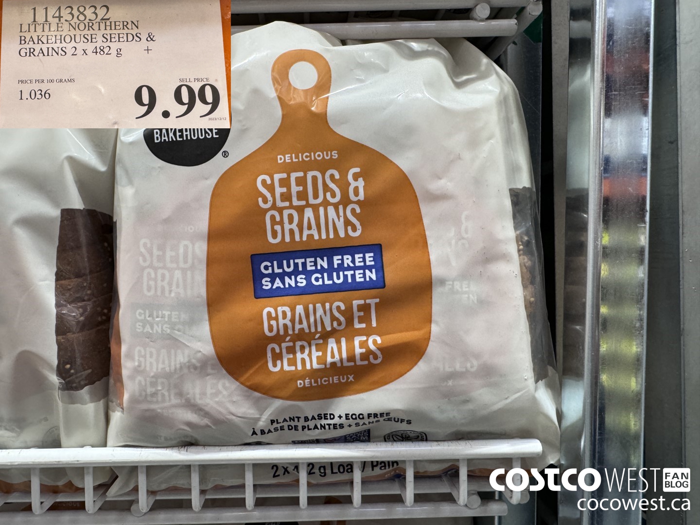 1143832 LITTLE NORTHERN BAKEHOUSE SEEDS & GRAINS 2 X 482 G $9.99