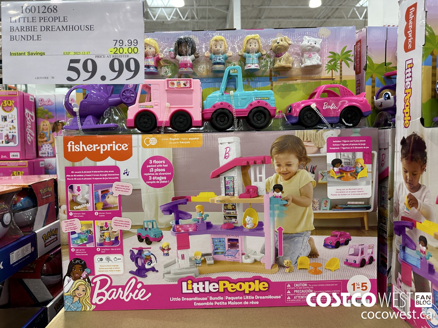 1601268 LITTLE PEOPLE BARBIE DREAMHOUSE BUNDLE ($20.00 INSTANT SAVINGS EXPIRES ON 2023-12-17) $59.99