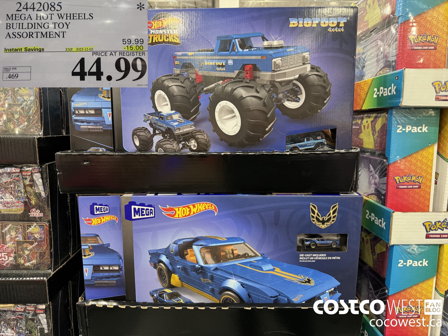 2442085 MEGA HOT WHEELS BUILDING TOY ASSORTMENT ($15.00 INSTANT SAVINGS EXPIRES ON 2023-12-03) $44.99