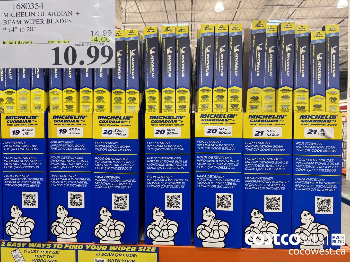 1680354 MICHELIN GUARDIAN + BEAM WIPER BLADES 14