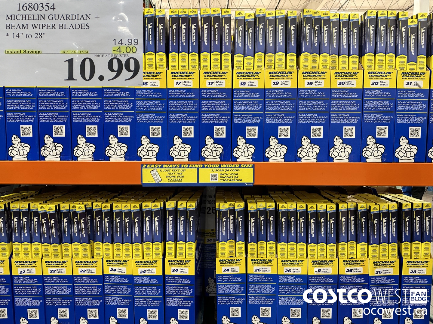 1680354 MICHELIN GUARDIAN + BEAM WIPER BLADES 14