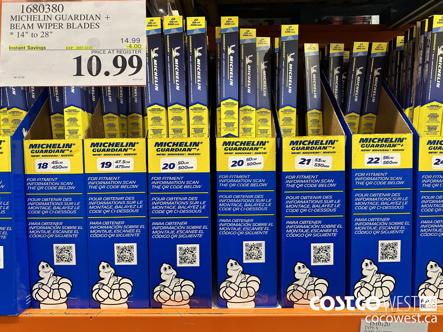 1680380 MICHELIN GUARDIAN + WIPER BEAM WIPER BLADES 14