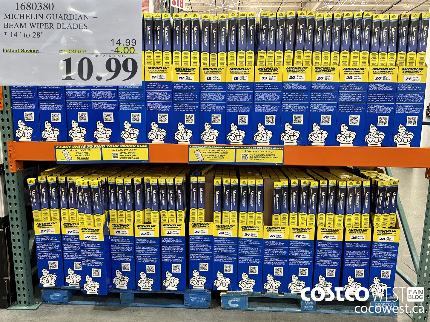 1680380 MICHELIN GUARDIAN + WIPER BEAM WIPER BLADES 14