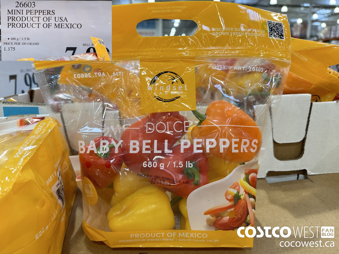 26603 MINI PEPPERS PRODUCT OF USA PRODUCT OF MEXICO $7.99