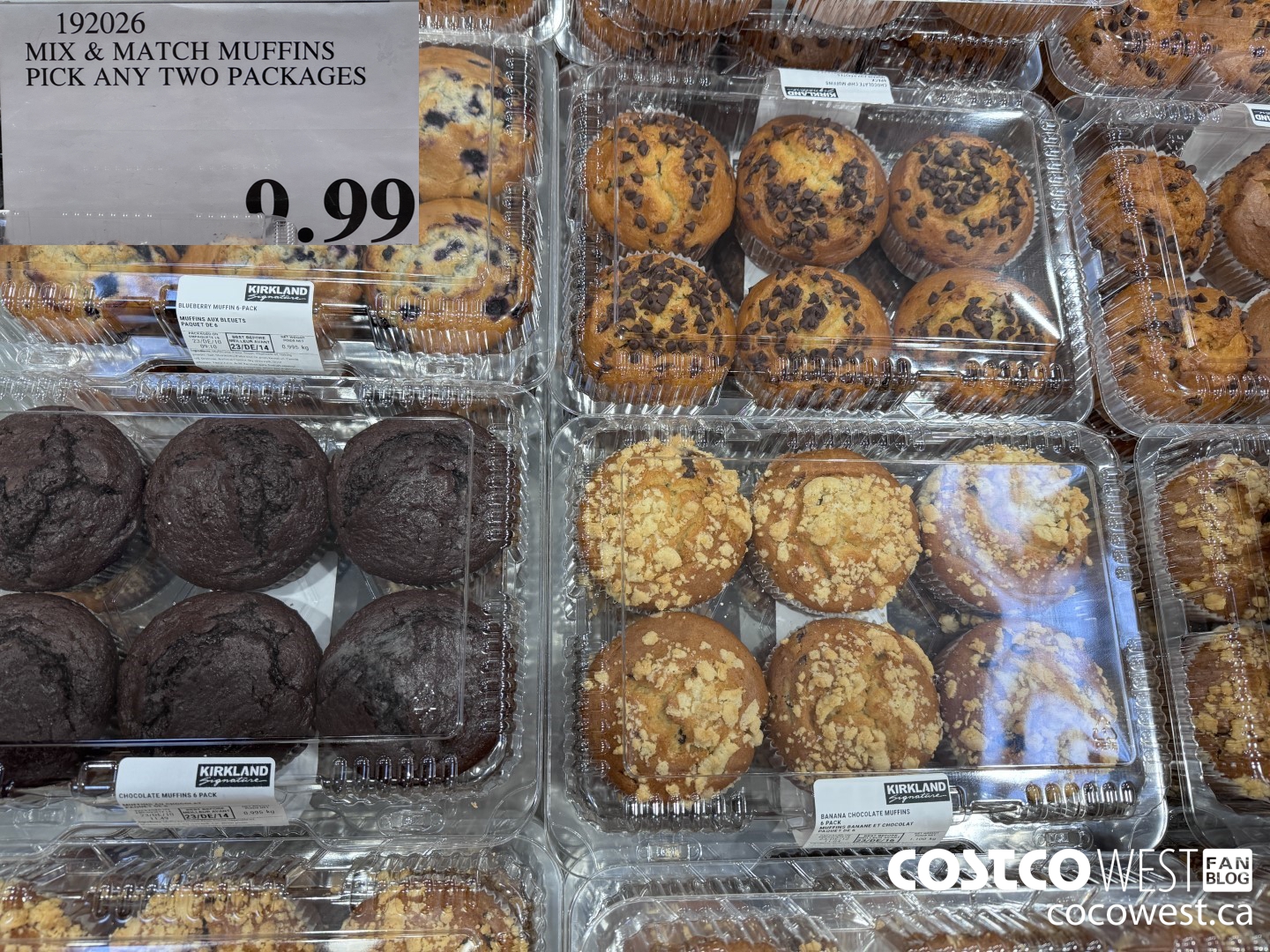 192026 MIX & MATCH MUFFINS PICK ANY TWO PACKAGES $9.99