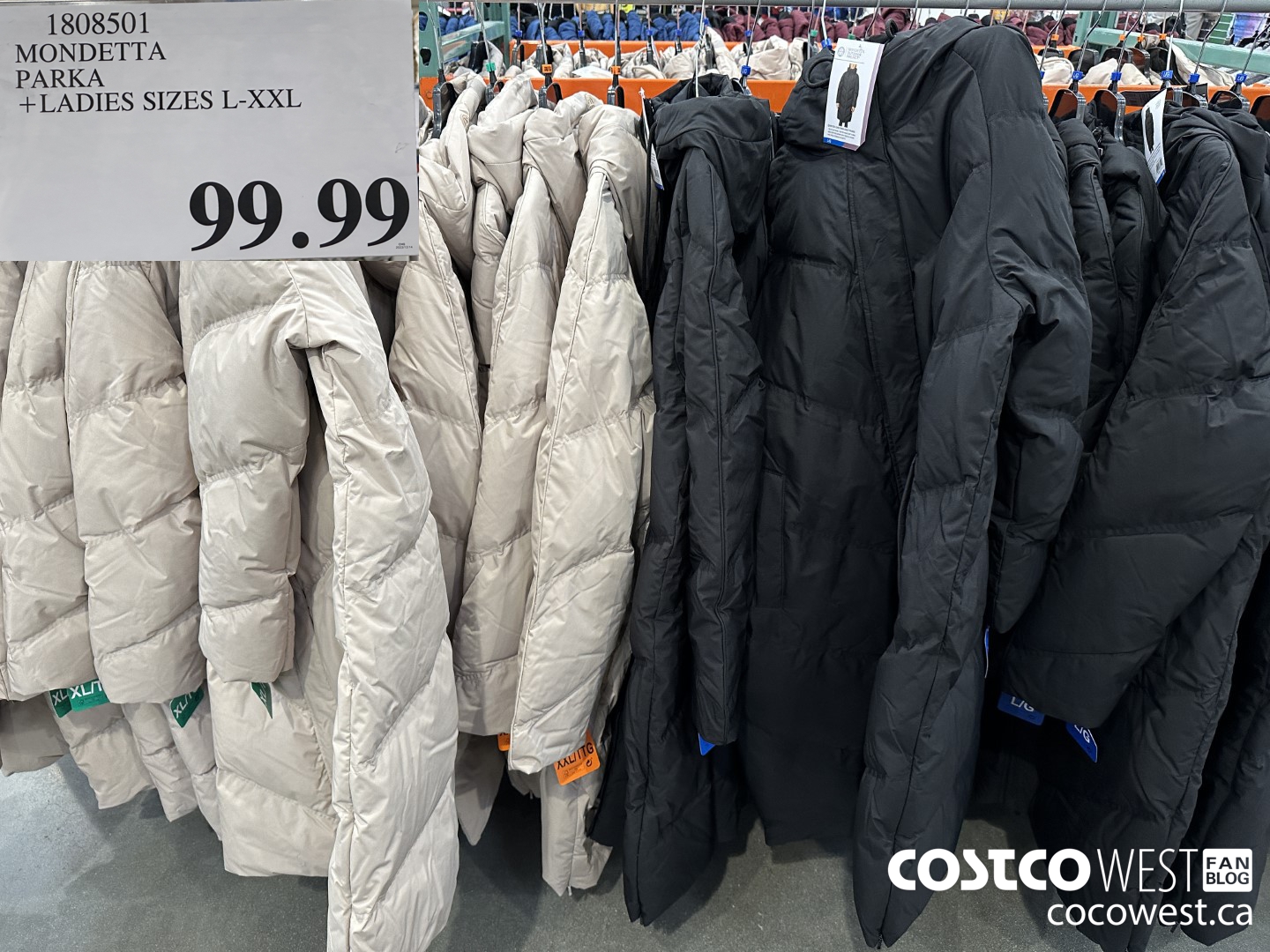 1808501 MONDETTA PARKA LADIES SIZES L-XXL $99.99