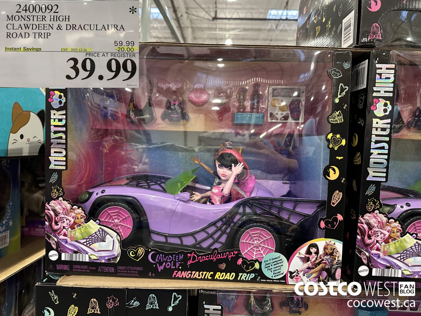 2400092 MONSTER HIGH CLAWDEEN & DRACULAURA ROAD TRIP ($20.00 INSTANT SAVINGS EXPIRES ON 2023-12-24) $39.99