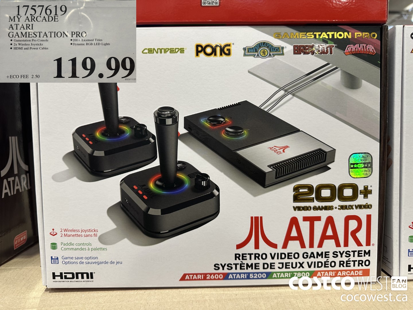 1757619 MY ARCADE ATARI GAMESTATION PRO $119.99