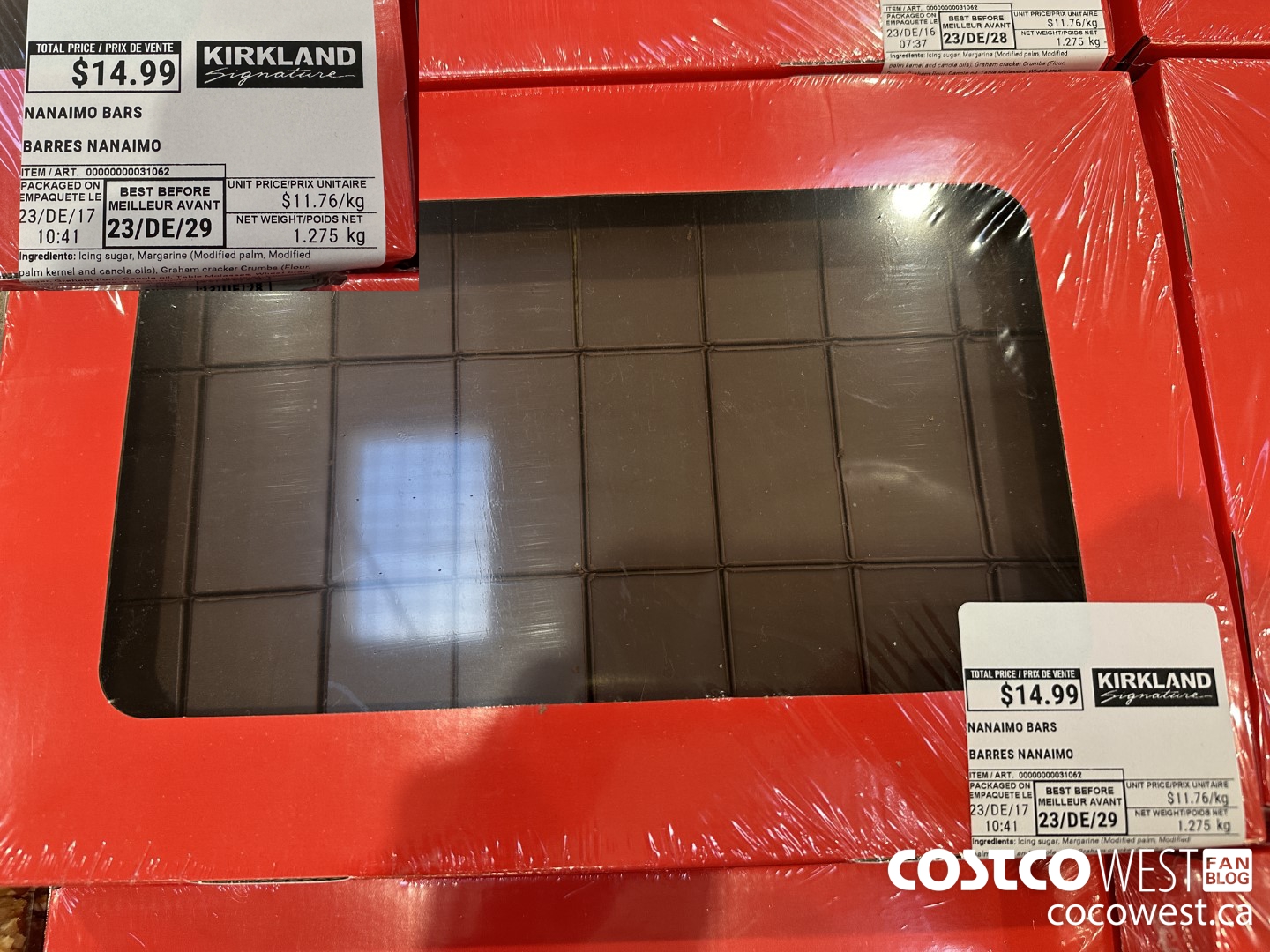 31062 NANAIMO BARS 1.275KG $14.99