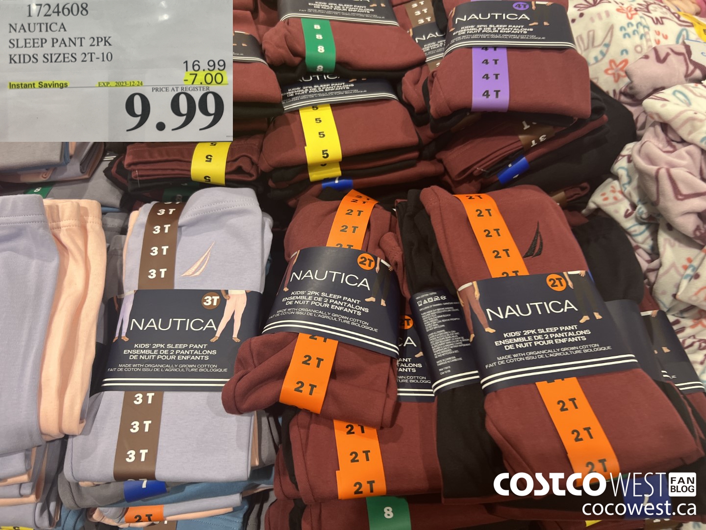 1724608 NAUTICA SLEEP PANT 2PK KIDS SIZES 2T-10 ($7.00 INSTANT SAVINGS EXPIRES ON 2023-12-24) $9.99